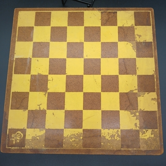 Antique Vintage Chess Set with Case and Board - Picture 5 of 9